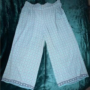 Max Studio cropped wide leg pants